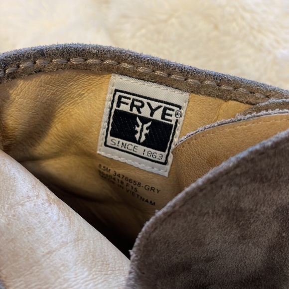 Frye Parker Fringe Leather Suede Boot - Picture 8 of 9
